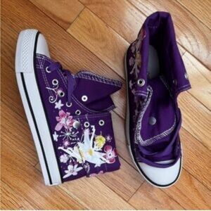 NWT Collection'O High Top Belle Fairy Sneakers Purple Size 10 New in Box